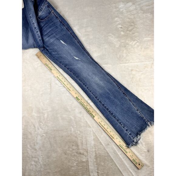 KanCan Dunkirk High Rise Flare Womens Jeans Size 5/26 Cut 40030 Light Wash - Picture 6 of 10